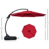 GRANDPATIO 11 Ft Aluminum Offset Patio Cantilever Umbrella with Base - 3 of 4