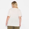 Women's Rococo Floral Short Sleeve Graphic T-Shirt - Cream - 3 of 3
