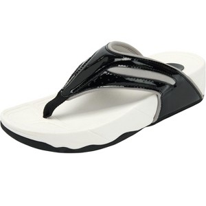 Comfortview Women's (Wide Widths Available) The Sporty Slip On Thong Sandal - 1 of 4