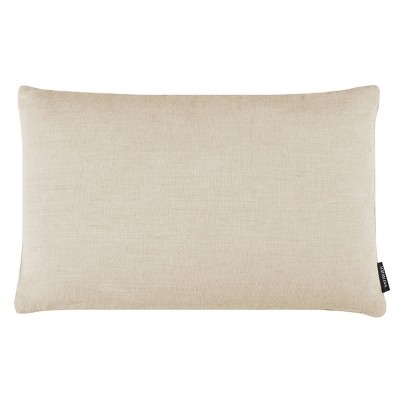 Lilia Beige and Red Nautical Crab Pillow, 12" x 20"