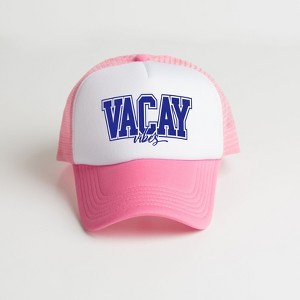 Simply Sage Market Varsity Vacay Vibes Adult Foam Trucker Hat - 1 of 1