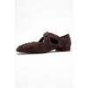 Addison - Brown Suede Cross Strap Mary Jane Shoes (Women) brown 5.5 Forever & Always Shoes US - 4 of 4