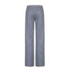 Womens Casual Straight Leg Lounge Pants Wide Leg Stripe Pattern Mid Waisted Oversize Long Pants Blue S - 3 of 4