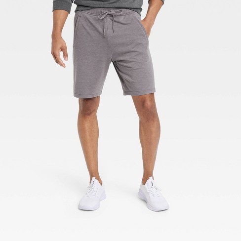 Men's Soft Gym Shorts 9 - All In Motion™ Gray Heather L