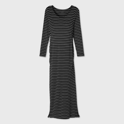 target striped maternity dress