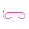 Unique Bargains Durable Translucent Horn Nail Brush 2.44"x1.38" 1 Pc - 4 of 4