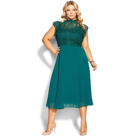 City Chic | Women's Plus Size Livia Dress - Alpine - 20w : Target