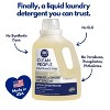 Clean People Liquid Laundry Detergent - Recyclable Packaging, Stain Fighting - Ultra Concentrated, Fragrance Free - Laundry Soap 100 Loads - 3 of 4