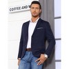 Men's Two - Button Single Blazer, Stylish and Versatile Suit Jacket for Formal and Casual Occasions - 2 of 4