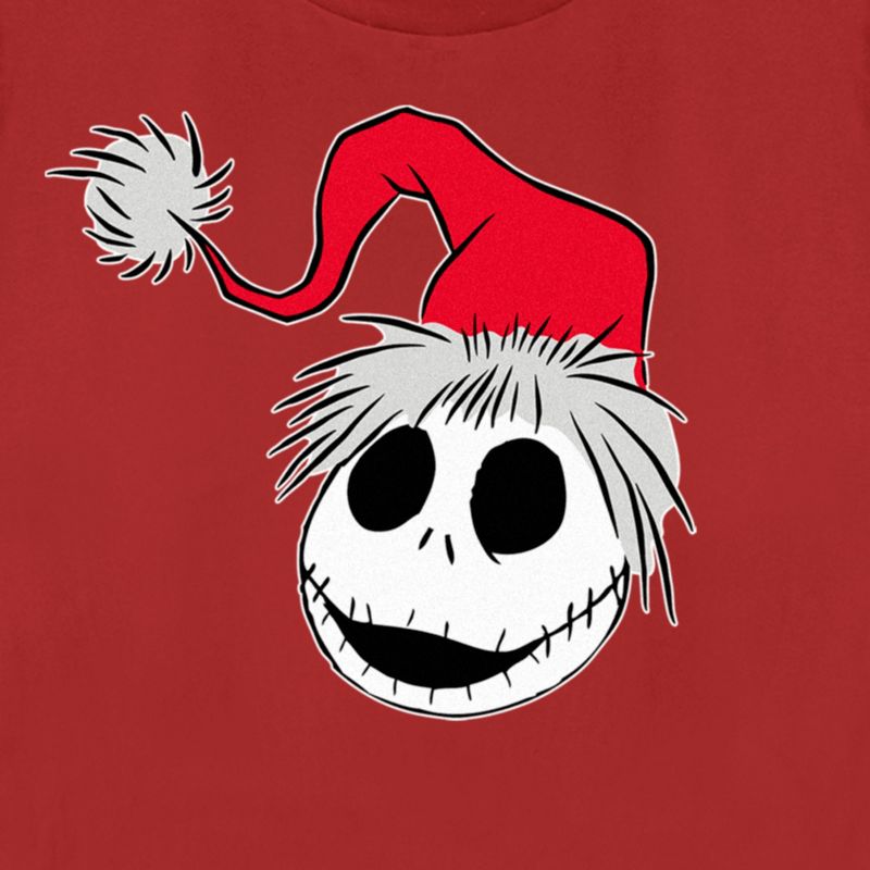 Women's The Nightmare Before Christmas Jack Santa Hat T-Shirt, 2 of 5