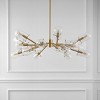 Tessalyn Glass & Metal Chandel - CTL1046 - Gold/Clear - Safavieh - 3 of 4