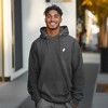 Dalix Ghost Embroidery Relaxed Hoodie Soft Fleece Sweatshirt Drawcord Fit Lounge Mens - 3 of 4