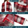 PAVILIA Wearable Blanket with Sleeves for Women Men Adults, Warm Soft Plush Snuggle Pocket Sleeved TV Throw - 3 of 4