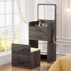 Vlsrka 3-in-1 Vanity Desk with Flip Top Mirror - 3 of 3