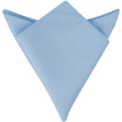 INSPIRE CHIC Men's Cotton Solid Color Formal Suit Pocket Squares