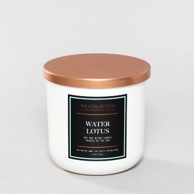 Photo 1 of 12oz Glass Jar 2-Wick Candle Water Lotus - The Collection By Chesapeake Bay Candle