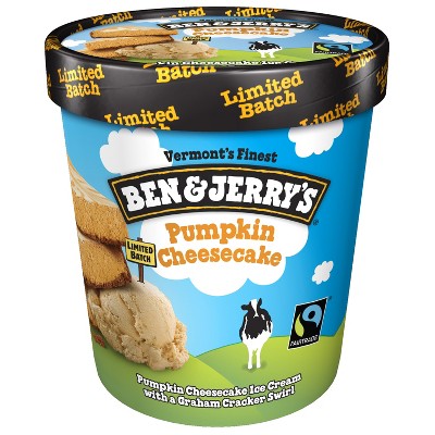 Ben & Jerry's Pumpkin Cheesecake Ice Cream - 16oz