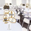 Big Dot of Happiness We Still Do - 50th Wedding Anniversary - Anniversary Party Centerpiece Sticks - Showstopper Table Toppers - 35 Pieces - 2 of 4