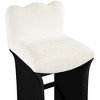 Meridian Furniture,Shaw Chenille Fabric Upholstered Counter Stool - 4 of 4