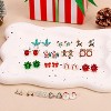 23 Pairs Christmas Earrings Bulk Set: Tree, Snowflake & Bell Dangle & Stud Designs for Xmas Party - 3 of 4