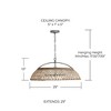Capital Lighting Rainey 6 - Light Pendant in  Grey Wash/Antique Nickel - 3 of 4
