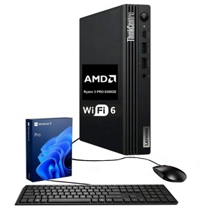 LENOVO ThinkCentre Business MFF Desktop, AMD Ryzen 3, AMD Radeon