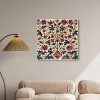 Art Remedy Ivory Floral Embroidery Chic Farmhouse Wall Art Unframed - 2 of 4