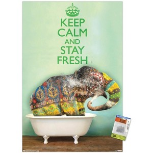 Trends International Keep Calm And Stay Fresh Unframed Wall Poster Prints - 1 of 4