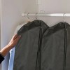 Racxily 5Pcs 39" Garment Bags Hanging Suit Bags Covers Breathable with Full Zipper Transparent Window - 2 of 4