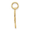 Black Bow Jewelry 14k Yellow Gold Four Leaf Clover Charm or Pendant, 10mm (3/8 inch) - 2 of 4