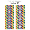 Big Dot of Happiness Love is Love - Pride - Rainbow Party Water Bottle Sticker Labels - Set of 20 - 3 of 4