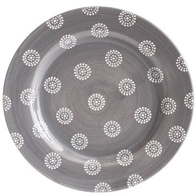 Moroccan Grey 16-Piece Ceramic Dinnerware Set for 4