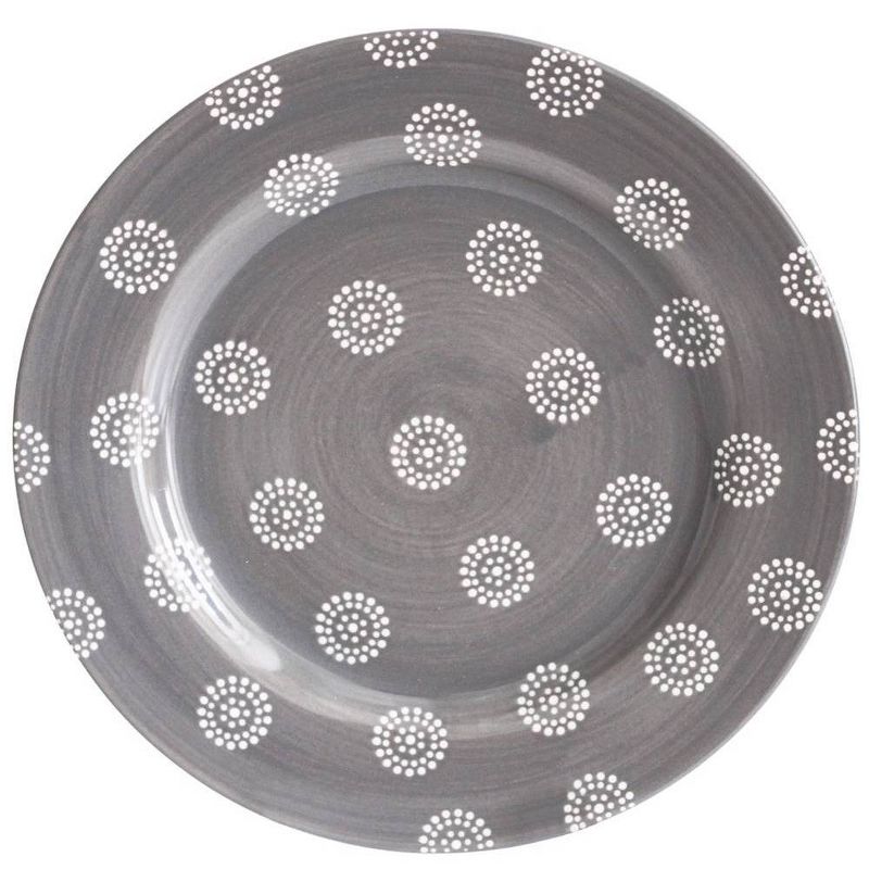Baum Bros 16pc Stoneware Morocco Dinnerware Set Gray, 5 of 6