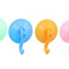 Unique Bargains Bathroom Plastic Shell Suction Cup Wall Hook Assorted Color 4 Pcs - 4 of 4