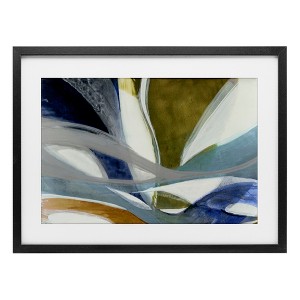 Stupell Industries Contemporary Waved Tendrils Framed Print Under Glass - 1 of 4