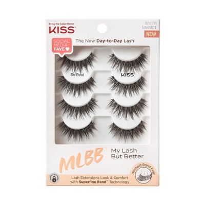 KISS Products My Lash But Better False Eyelashes - So Real - 4ct