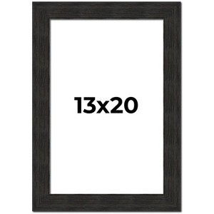PosterPalooza | Contemporary Black Picture Frame - UV Acrylic, Foam Board Backing, Hanging Hardware - 1 of 4