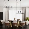 LNC Dolohovstrout 8-Light 49.2" Modern  Candle Oversizded Chandelier,Black - 4 of 4