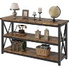 Acekool 47" Long Console Table with 3 Storage Shelves, Industrial Style Sofa Table for Entryway, Hallway, Living Room, Bedroom - 2 of 4