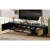 CAVINAS 2 Drawers TV Stand with 2 Shelves for TVs Up to 85 Inch,Modern Console Table with Solid Wood Legs for Bedroom,Living Room - 2 of 4