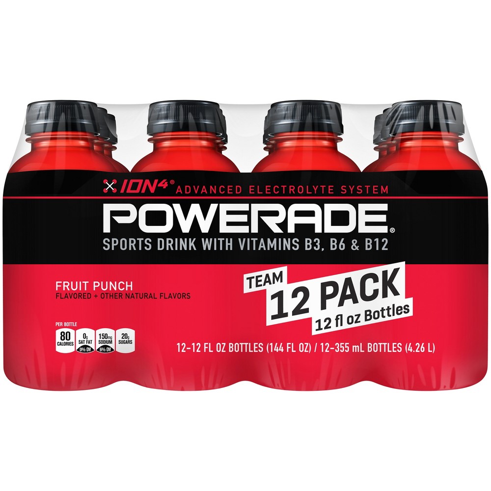 UPC 049000054675 product image for Powerade Fruit Punch Flavor Sports Drink 12 pk | upcitemdb.com