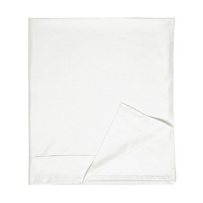 Pure 100% Cotton 400 Thread Count Flat Bed Sheet |Top Sheet Only| Sateen Weave Bedsheet by California Design Den