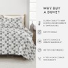 Paisley, Damask & Soft Farmhouse Prints 3PC Duvet Cover & Shams Set, Ultra Soft, Easy Care - Becky Cameron - 3 of 4
