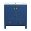 CAVINAS Bathroom Vanity with Single Combination Under Counter Sink and Soft Closure,Bathroom Storage Cabinet with 2 Doors and a Drawer - 3 of 4