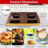 Angel Sar 7000W Dual Burner Electric Cooktop, 110V Portable Induction Cooker with 4 Preset Modes, 11-Level Power Control, for Home & RV Use - 2 of 4