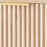 nine-drawer cabinet in natural wood color