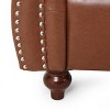 Glenmont Contemporary Channel Stitch Loveseat with Nailhead Trim - Christopher Knight Home - image 3 of 4