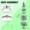 7.5ft Flocked Christmas Tree with Faux Snow, 738 Dense Branch Tips ...