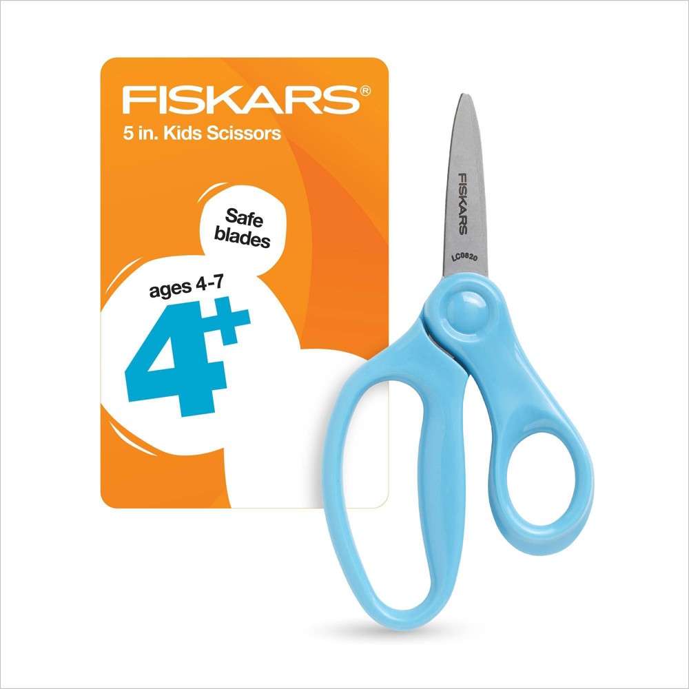 Photos - Accessory Fiskars 5" Pointed Tip Scissors - Turquoise 