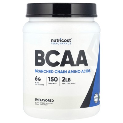 Nutricost BCAA, Unflavored, 2 lb (900 g)